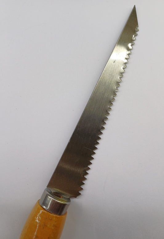 Scie à guichet pour plaques de plâtre, 160 mm, manche en bois