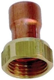 Lot de 10 Manchons en fer et cuivre droit femelle/douille, 1" Ø 22 mm