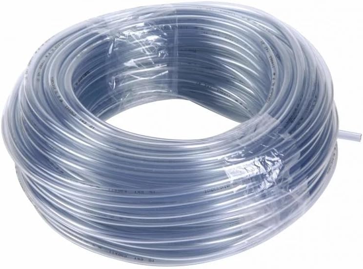 Tuyau Transparent en PVC, Diamètre 6/9 cm, Longueur 50 m