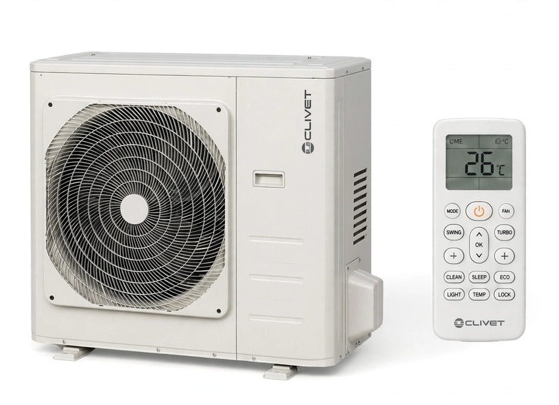 Pompe à chaleur : KIT PAC air/air Clivet EZCool Quadri-Split - 8.2 kW - 4 sorties