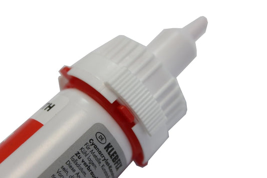 Lot de 2 colles cyanoacrylate Klebfix pour plastique, métal, caoutchouc - 19 ml - transparent