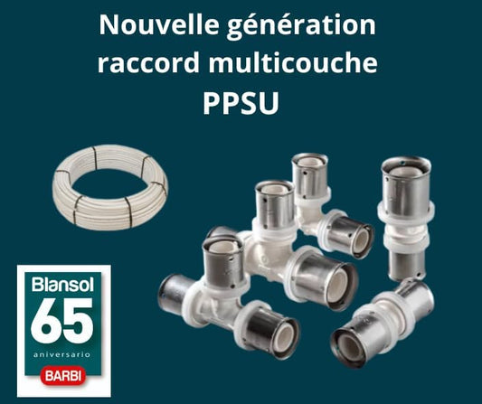 Manchon de liaison égal, multicouche à sertir, PPSU, Ø16, 16x2,0.