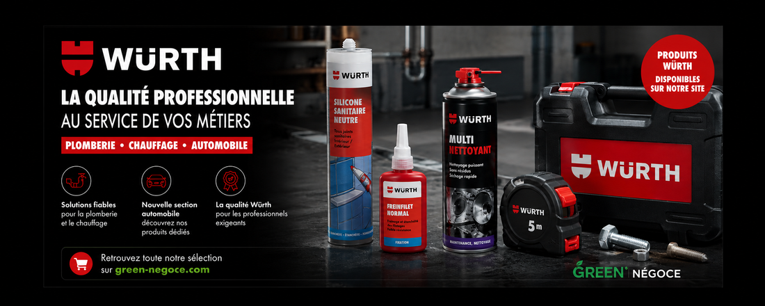 Vous ne connaissez pas la société  Würth ? Découvrez notre partenaire maintenant