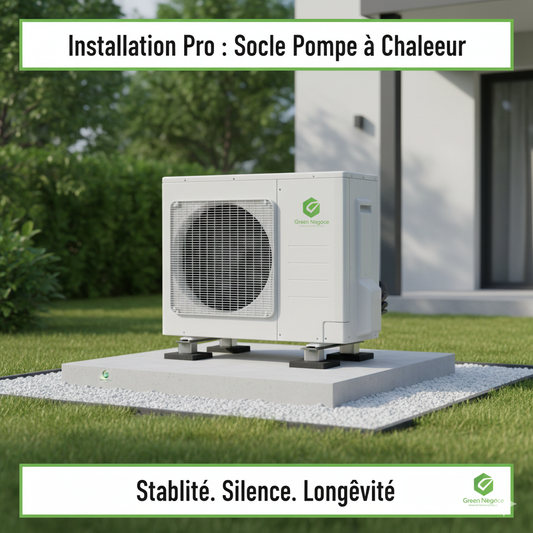 Bien réussir son socle de pompe à chaleur ou climatiseur !