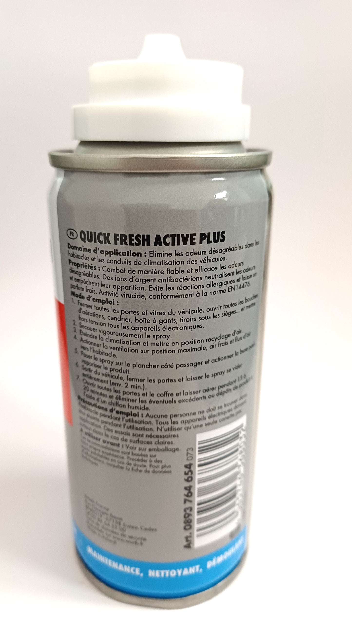 Nettoyant pour climatisation véhicule Quick Fresh Active Plus, lot de 2