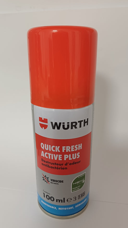 Würth Quick Fresh Active Plus Nettoyant antibactérien pour climatisation 100 ml