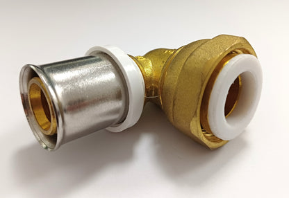 TH - coude femelle écrou tournant 20 3/4 20x2