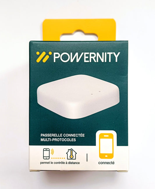 Powernity – Passerelle Wi-FI pour Thermostat Connecté – Pilotage à Distance des Radiateurs Électriques ou Hydrauliques