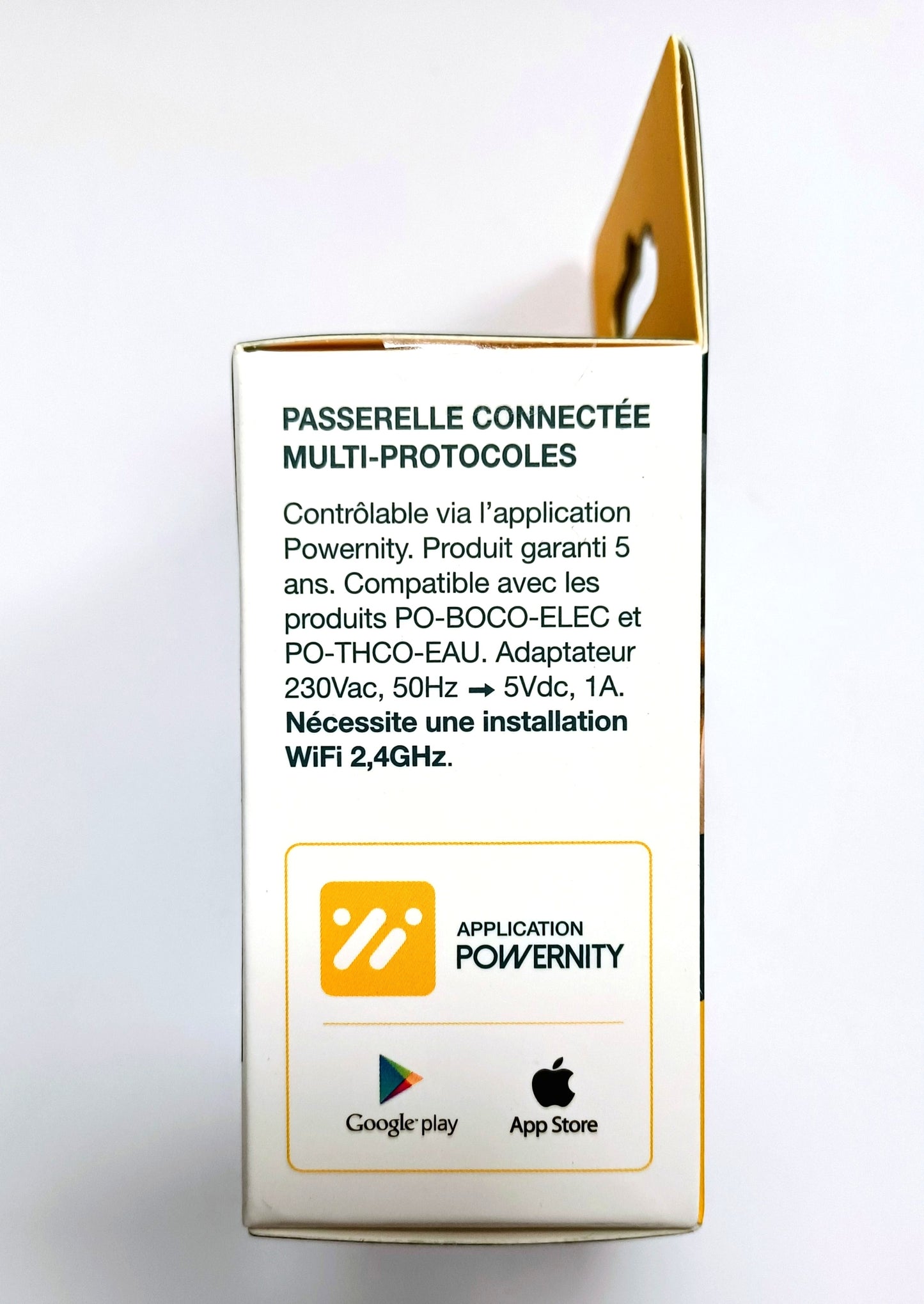 Powernity – Passerelle Wi-FI pour Thermostat Connecté – Pilotage à Distance des Radiateurs Électriques ou Hydrauliques