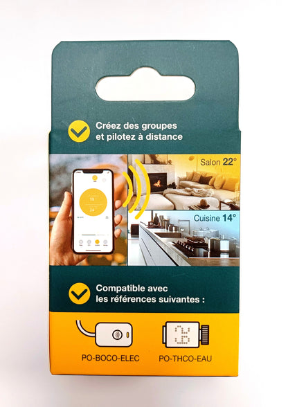 Powernity – Passerelle Wi-FI pour Thermostat Connecté – Pilotage à Distance des Radiateurs Électriques ou Hydrauliques