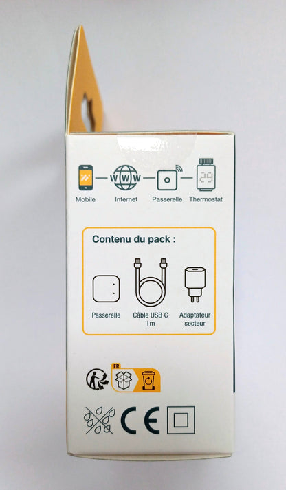 Powernity – Passerelle Wi-FI pour Thermostat Connecté – Pilotage à Distance des Radiateurs Électriques ou Hydrauliques