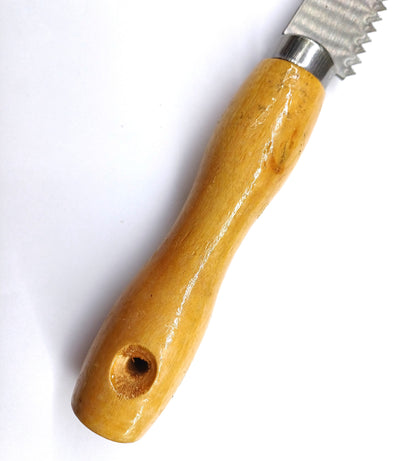 Scie à guichet pour plaques de plâtre, 160 mm, manche en bois