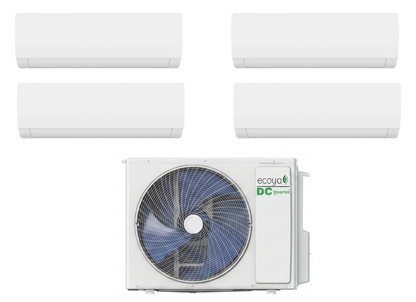 Pompe à chaleur : KIT PAC air/air Ecoya Pentasplit -12kW - 4 sorties