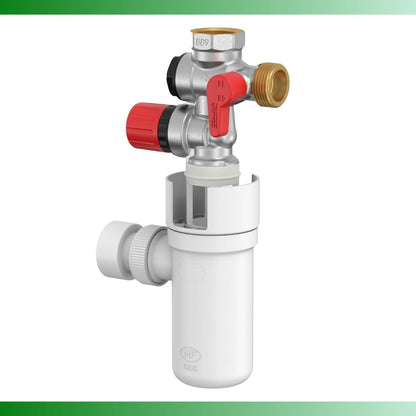 Siphon avec déflecteur, normalisé N, avec déflecteur - lot de 10