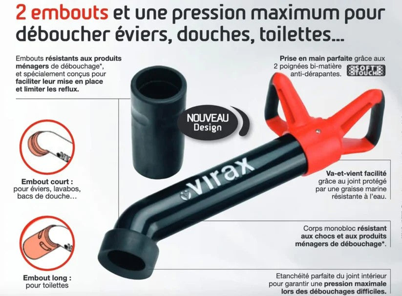 Déboucheur à pompe Virax