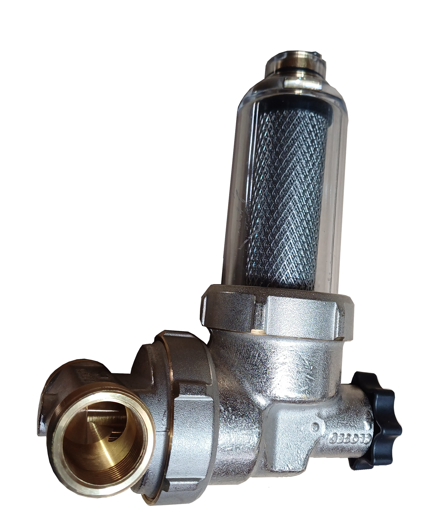 Filtre magnétique pour élimination des boues, vanne intégrée et raccordements rotatifs à 360°, 2 robinets à tournant sphérique