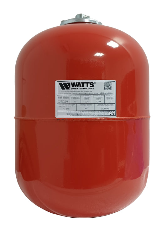 Vase d'expansion pour chaudière à vessie interchangeable 18 L