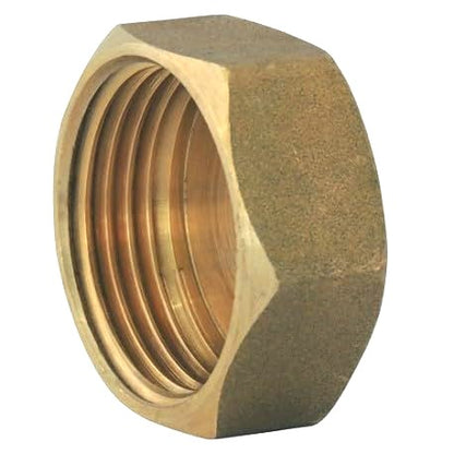 Lot de 5 bouchons laiton 6 pans à visser femelle 1"1/4