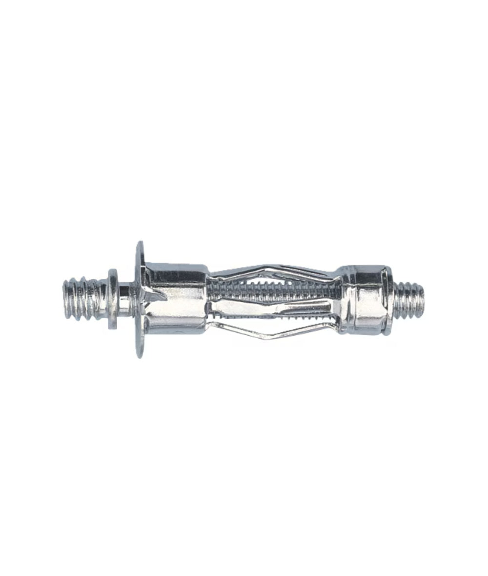 50 Chevilles métalliques pour paroi Creuse W-MH avec Patte A VIS 5X50, excellents Maintien, Cheville pré-assemblée avec Une vis métrique/Tige filetée