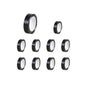 Lot de 10 Rubans Adhésifs Isolants Noirs, 15 mm x 10 m/Rigidité diélectrique 40kV/mm/-5°C à +90°C