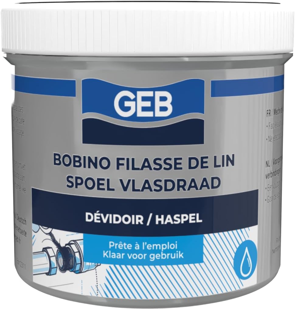 Bobino de filasse de lin avec dévidoir GEB 80 g