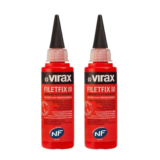 Résine pour étanchéité plomberie – Filetfix Virax 60 ml – Lot de 2