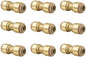 Lot de 9 raccords union égal instantané Femelle en laiton "620" taille 18