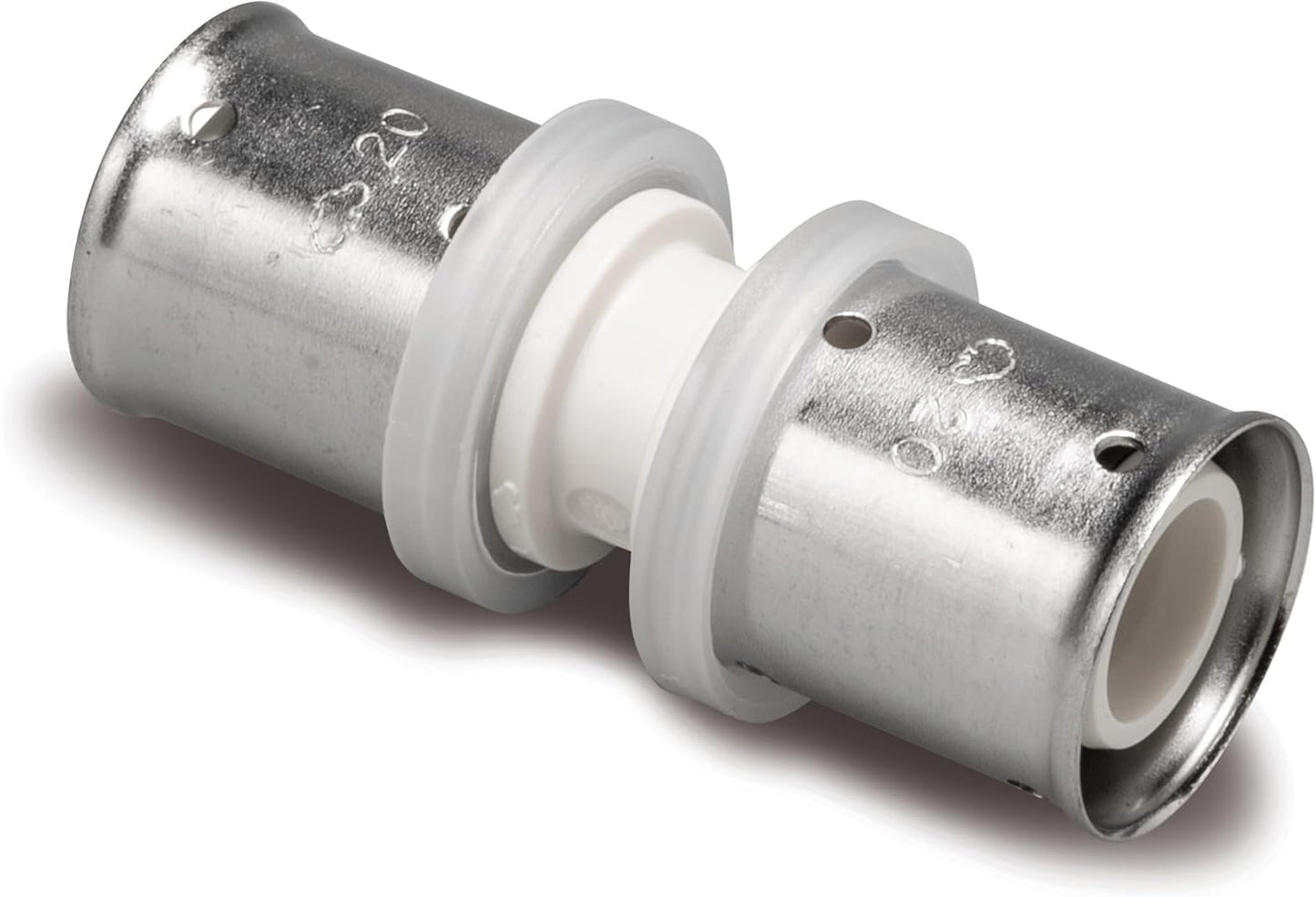 Manchon de liaison égal, multicouche à sertir, PPSU, Ø16, 16x2,0.