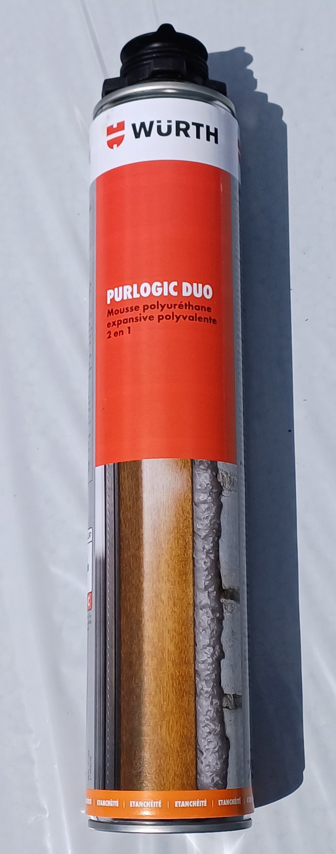 Mousse Polyuréthane Expansive Wurth Purlogic Duo 750 ml