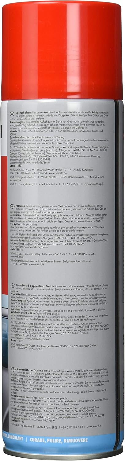 Produit de nettoyage et entretien des vitres