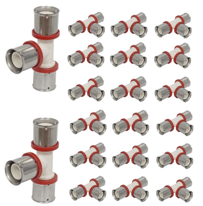 PPSU-T-Stück, 26 mm, 20er-Pack