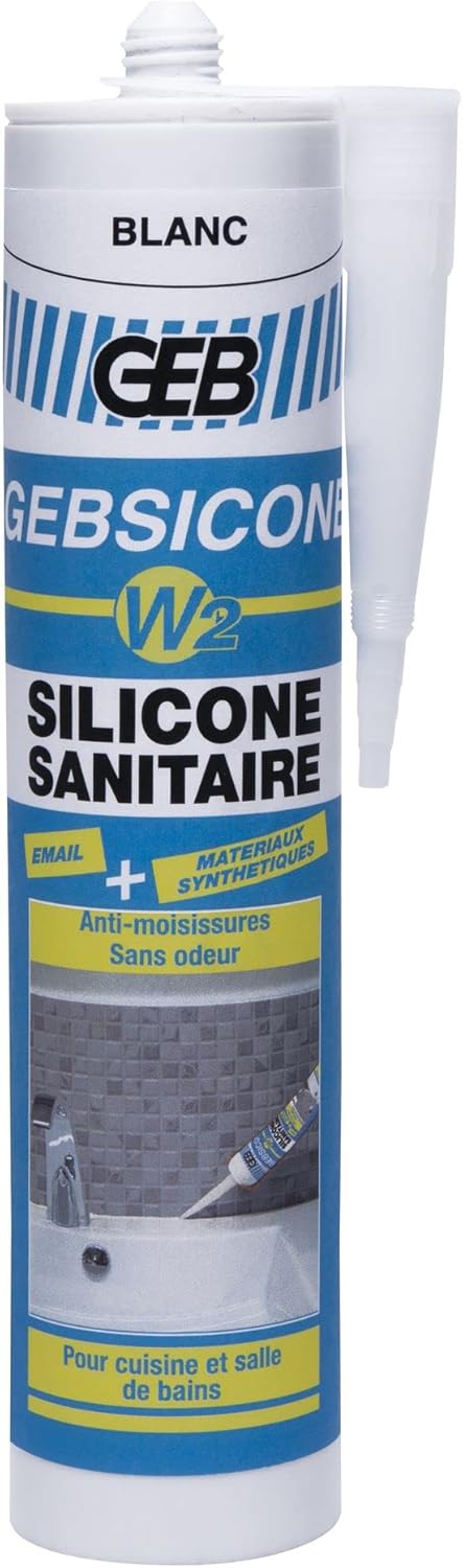 Silicone blanc - 310 ml - Gebsicone W2 - Geb