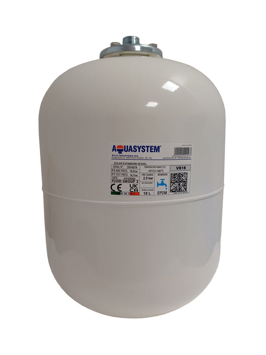 Vase d'expansion solaire de 18 Litres