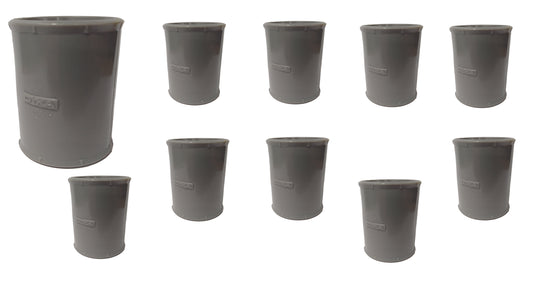 Manchon de plomberie à butée DN 40, lot de 10 unités