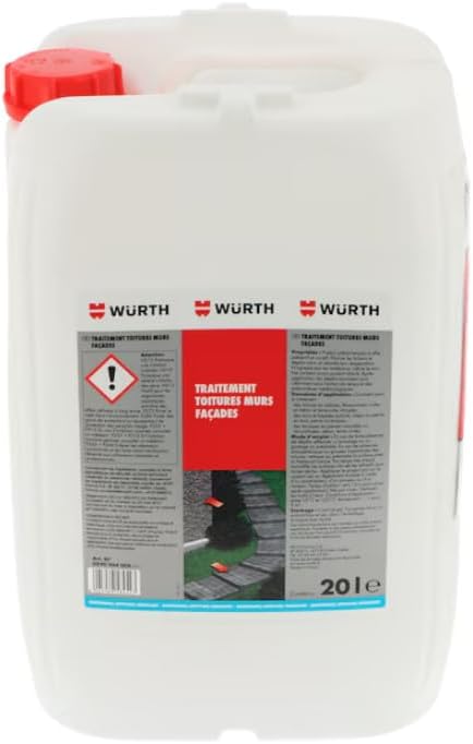 Traitement de toitures, murs et façades, antimousse – Wurth