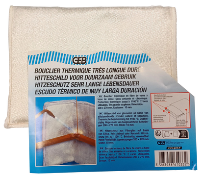 Bouclier thermique pour soudure - Plaque de 20 x 27 cm - GEB
