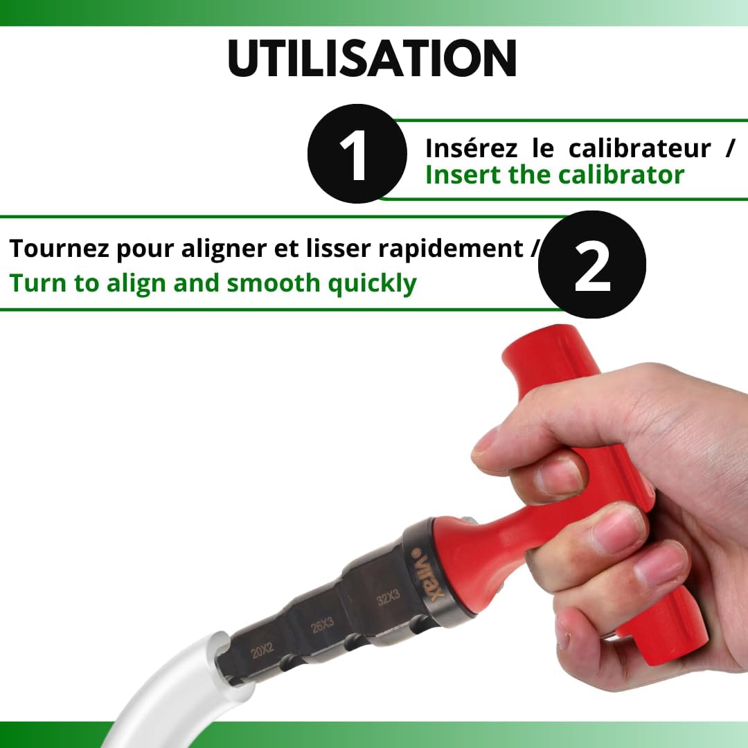 Calibreur pour tubes de la marque Virax