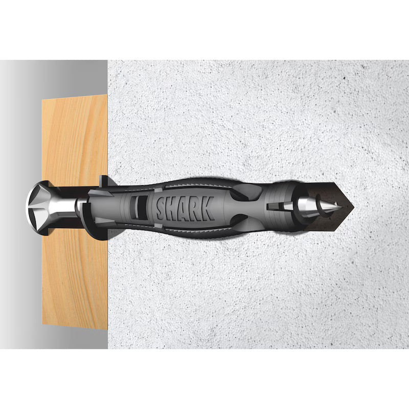 Cheville multimatériaux en plastique Shark Pro - 8x46 mm / Lot de 200