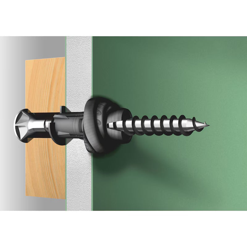 Cheville multimatériaux en plastique Shark Pro - 8x46 mm / Lot de 200