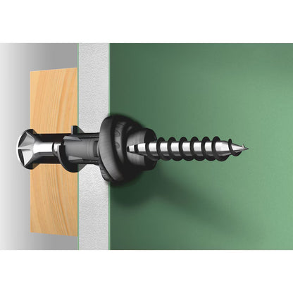 Cheville multimatériaux en plastique Shark Pro - 8x46 mm / Lot de 200