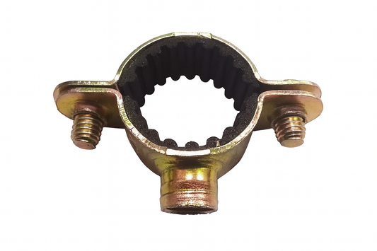 Colliers simples acier bichromaté, 7 * 150 Tuyau 16MM, Wurth, Galvanisé jaune, boite de 50 colliers