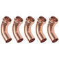 Copper Crimp Fitting - Set of 5 copper crimp fittings - 90° Male/Female Bends Ø28