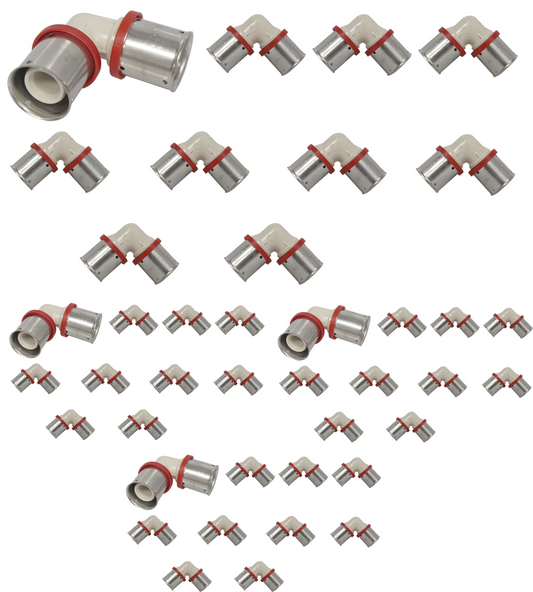 Coude Multicouche 26 PPSU, Lot de 30 Pièces