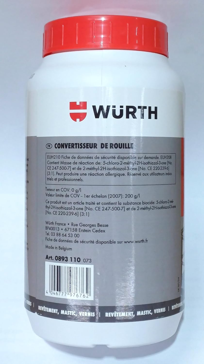 Convertisseur de rouille, 1000 ML, marque Wurth