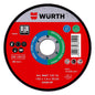 Lot de 25 disques à Tronçonner Red Label Würth - 125 mm, 1.6 mm