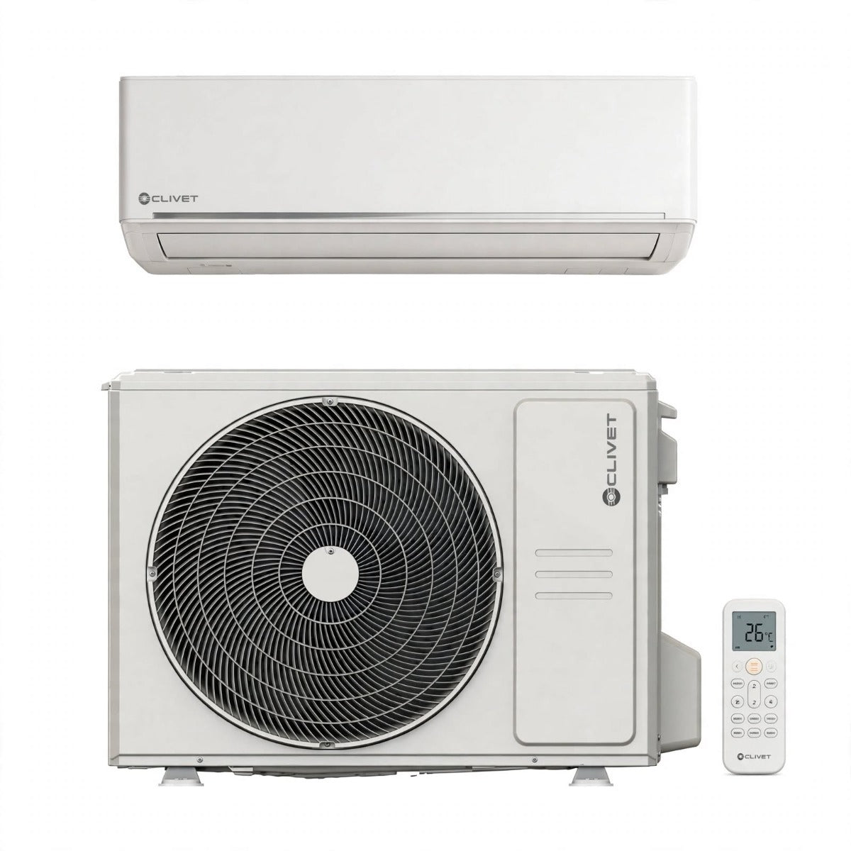 Pompe à chaleur : KIT PAC air/air Clivet EZCool Monosplit - 7 kW
