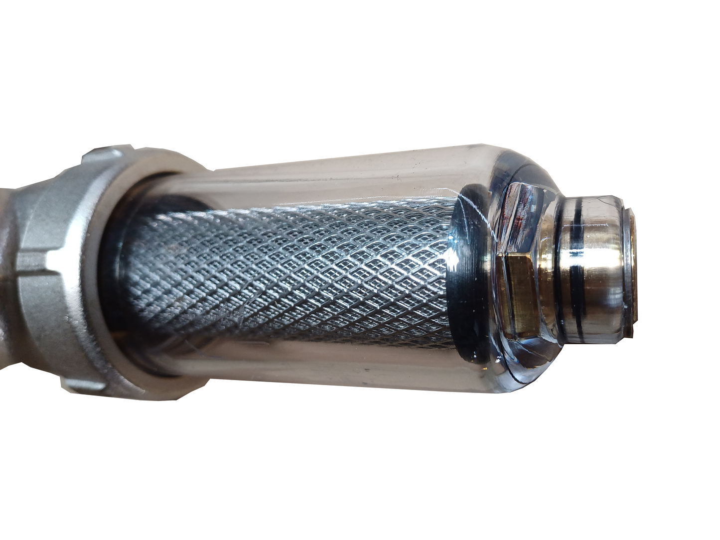 Filtre magnétique pour élimination des boues, vanne intégrée et raccordements rotatifs à 360°, 2 robinets à tournant sphérique