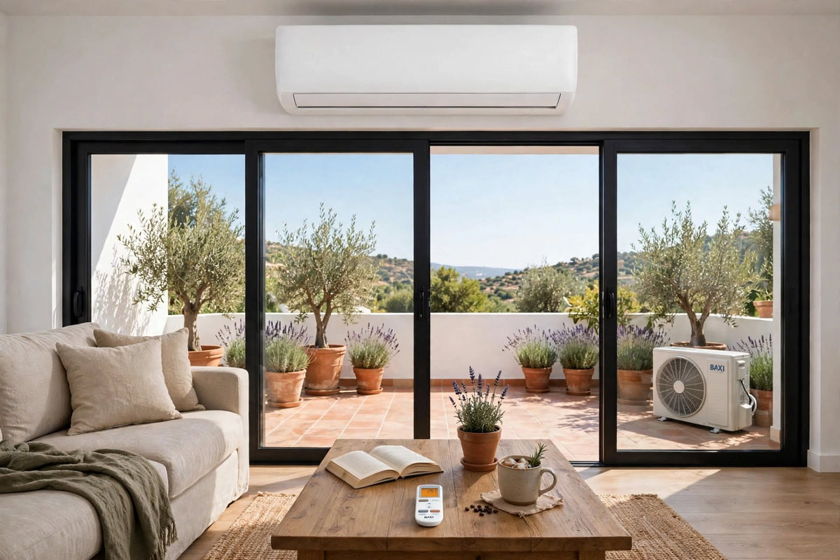 Pompe à chaleur : KIT PAC Baxi Air/Air 3,5kW R32 Monosplit