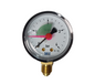 Manomètre pour soupape circuit de chauffage, diamètre de Ø50 mm 0-4 en 1/4''