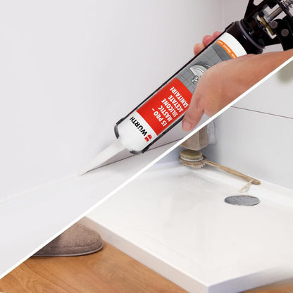 Mastic Silicone Acétate E5 PRO translucide, 310 ml